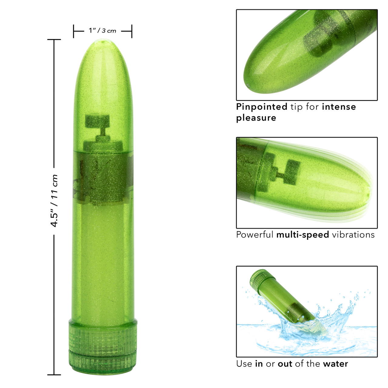 CALEXOTICS SHANES WORLD SPARKLE VIBE - VERDE