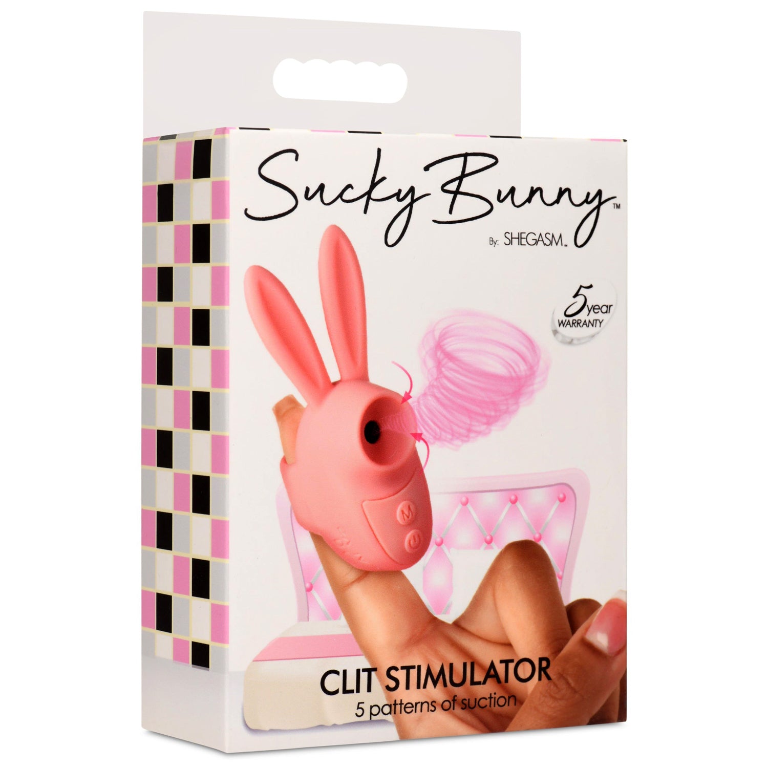 SHEGASM SUCKY BUNNY CLIT STIMULATOR - ROSA