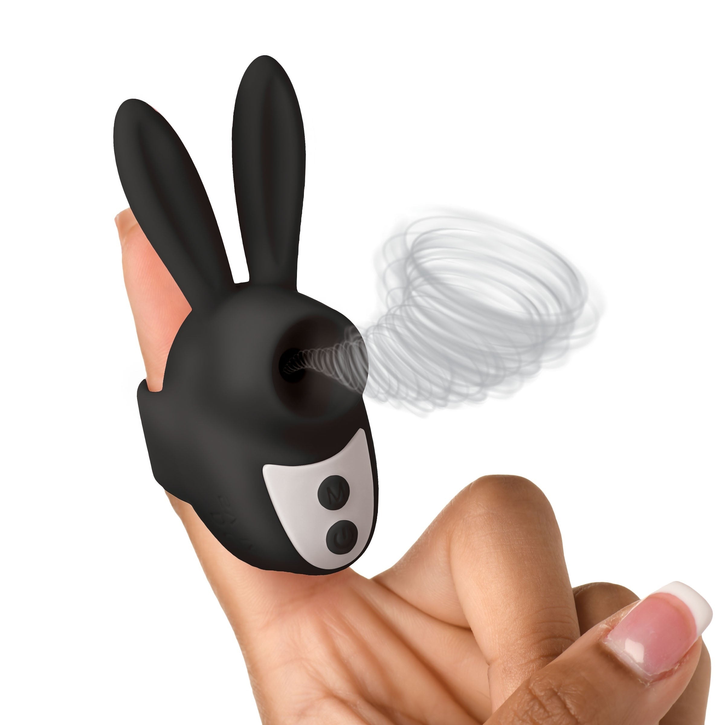 SHEGASM SUCKY BUNNY CLIT STIMULATOR - NEGRO