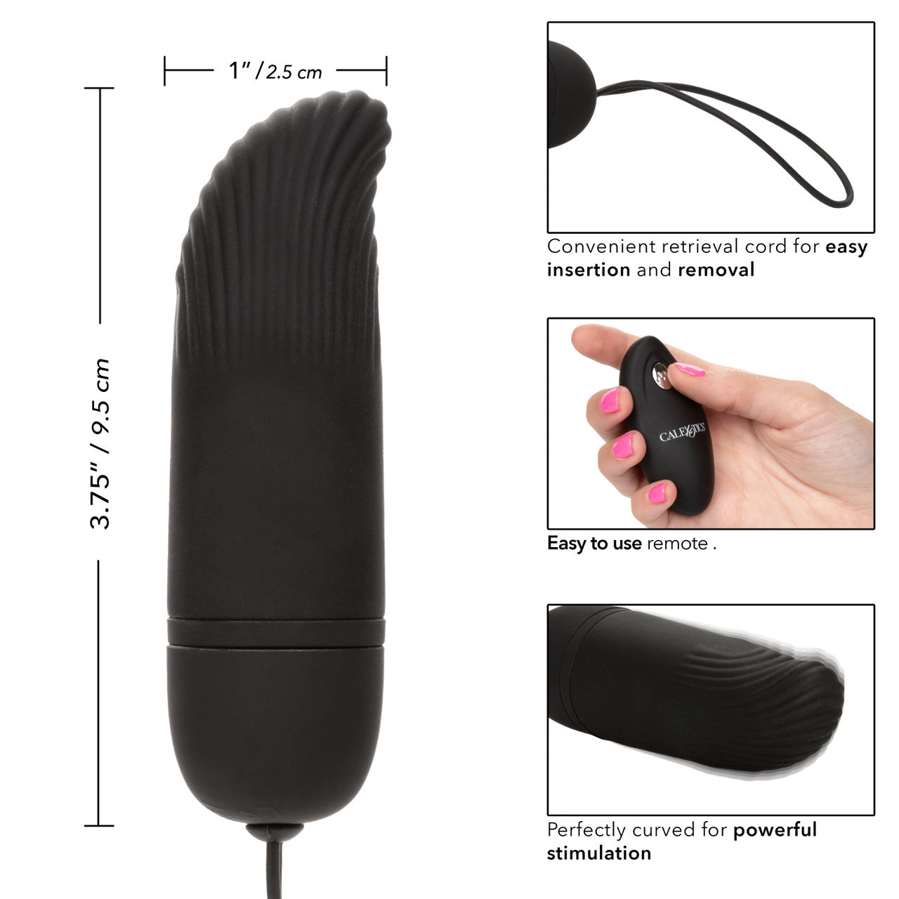 CALEXOTICS SILICONE REMOTE RIDGED G