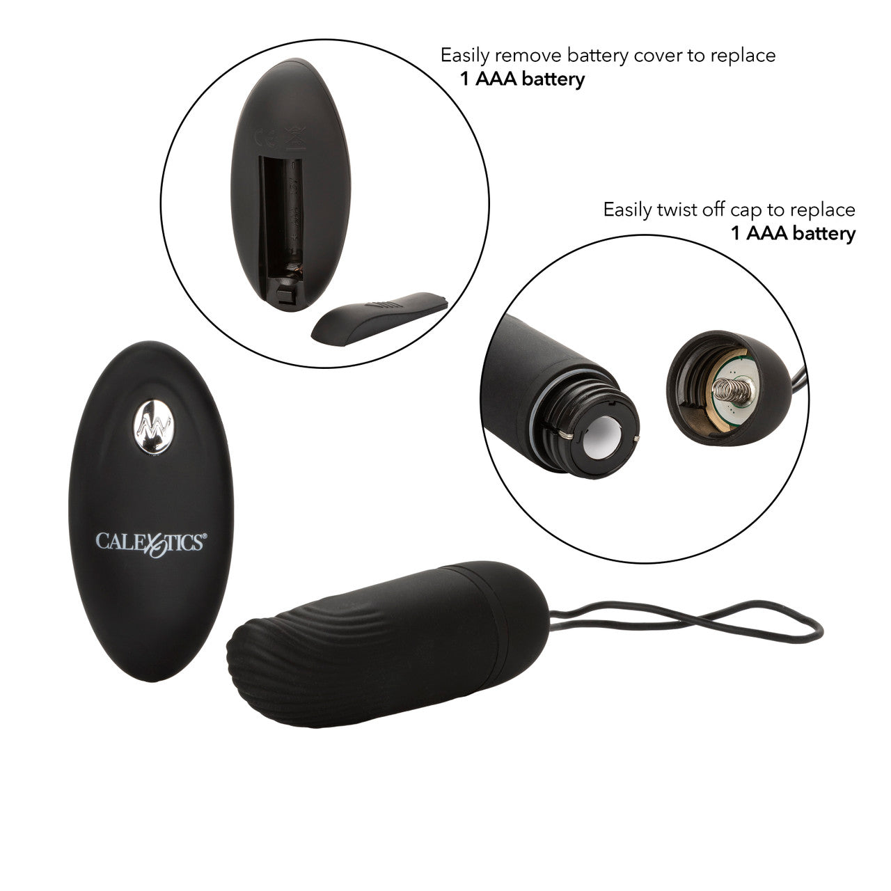 CALEXOTICS SILICONE REMOTE RIDGED G