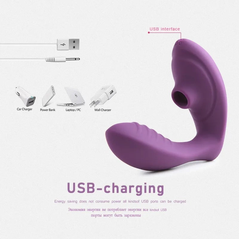 SILICONE SUCKING MASSAGER