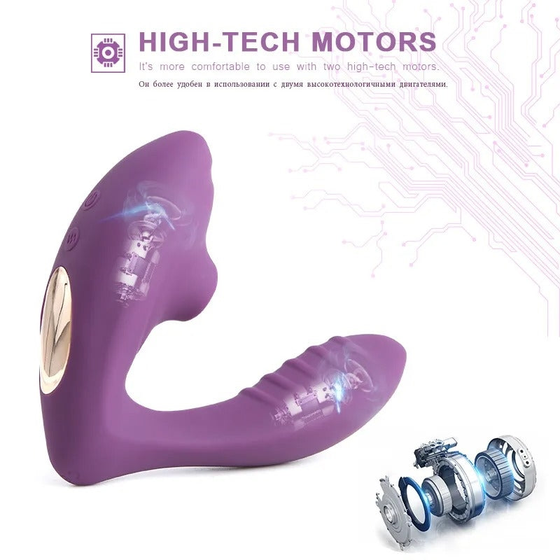 SILICONE SUCKING MASSAGER