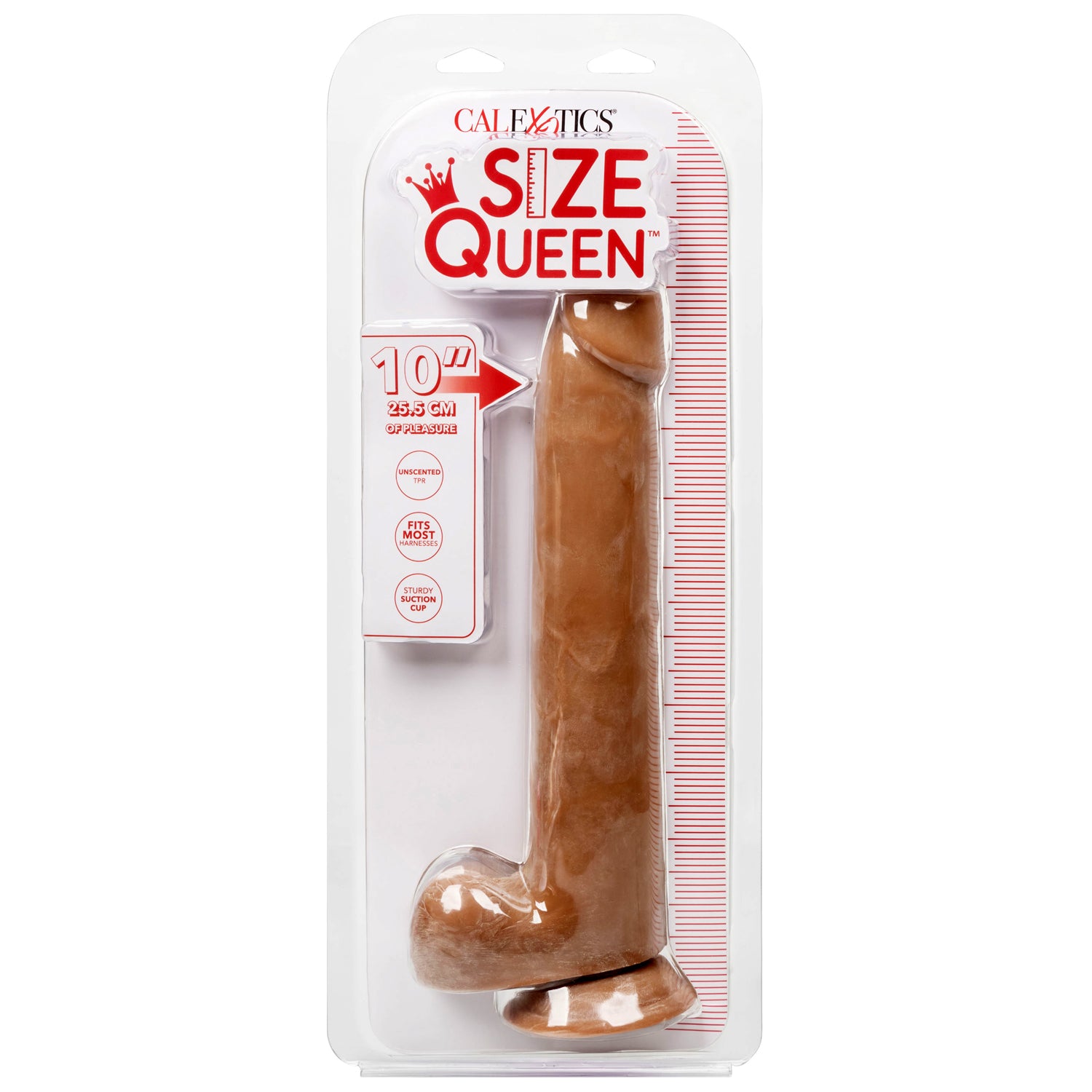 SIZE QUEEN 10"/25.5 CM - BROWN