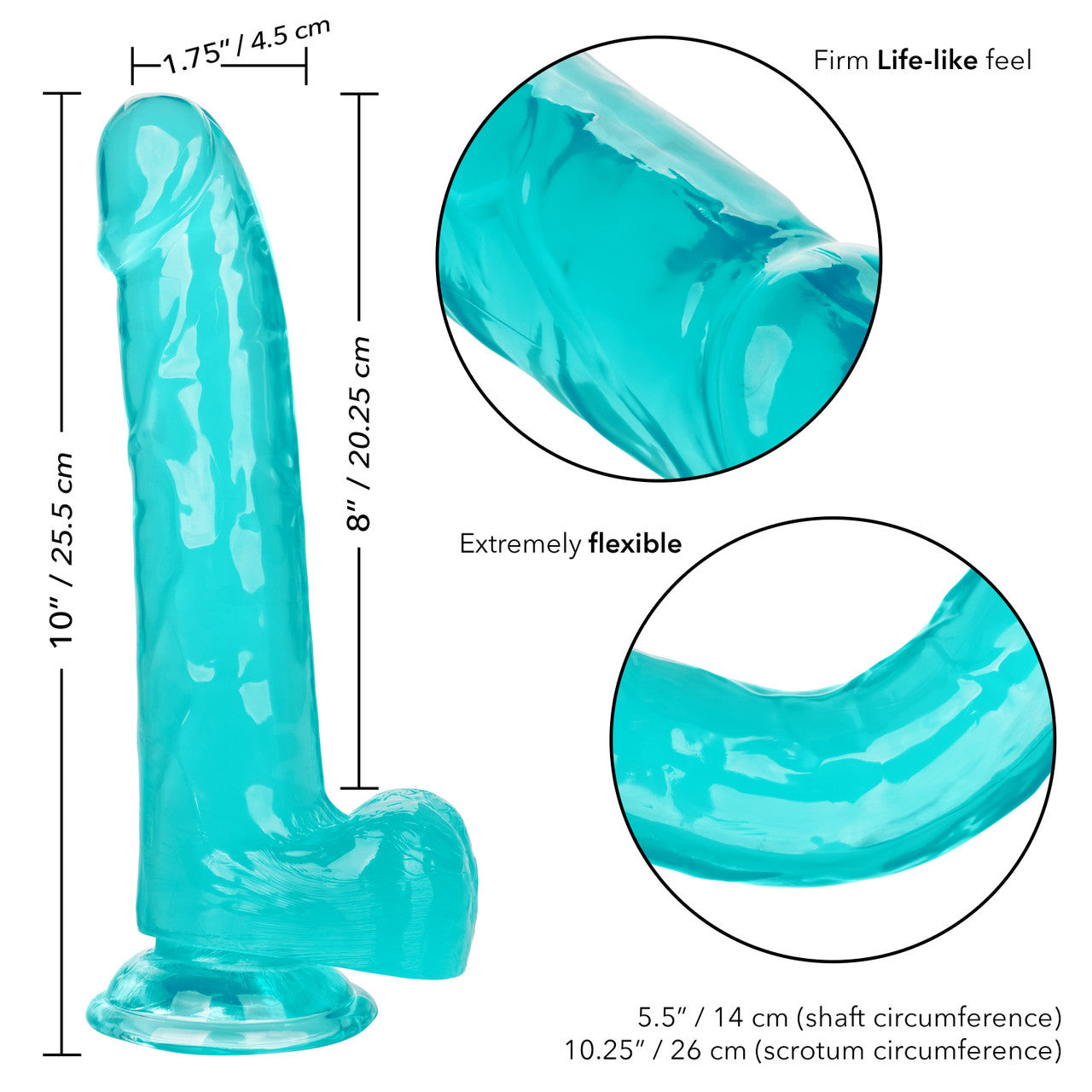 SIZE QUEEN™ 8"/20.25 CM - BLUE