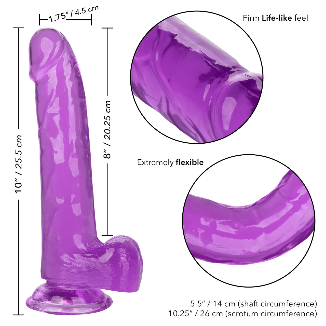 SIZE QUEEN™ 8"/20.25 CM - PURPLE