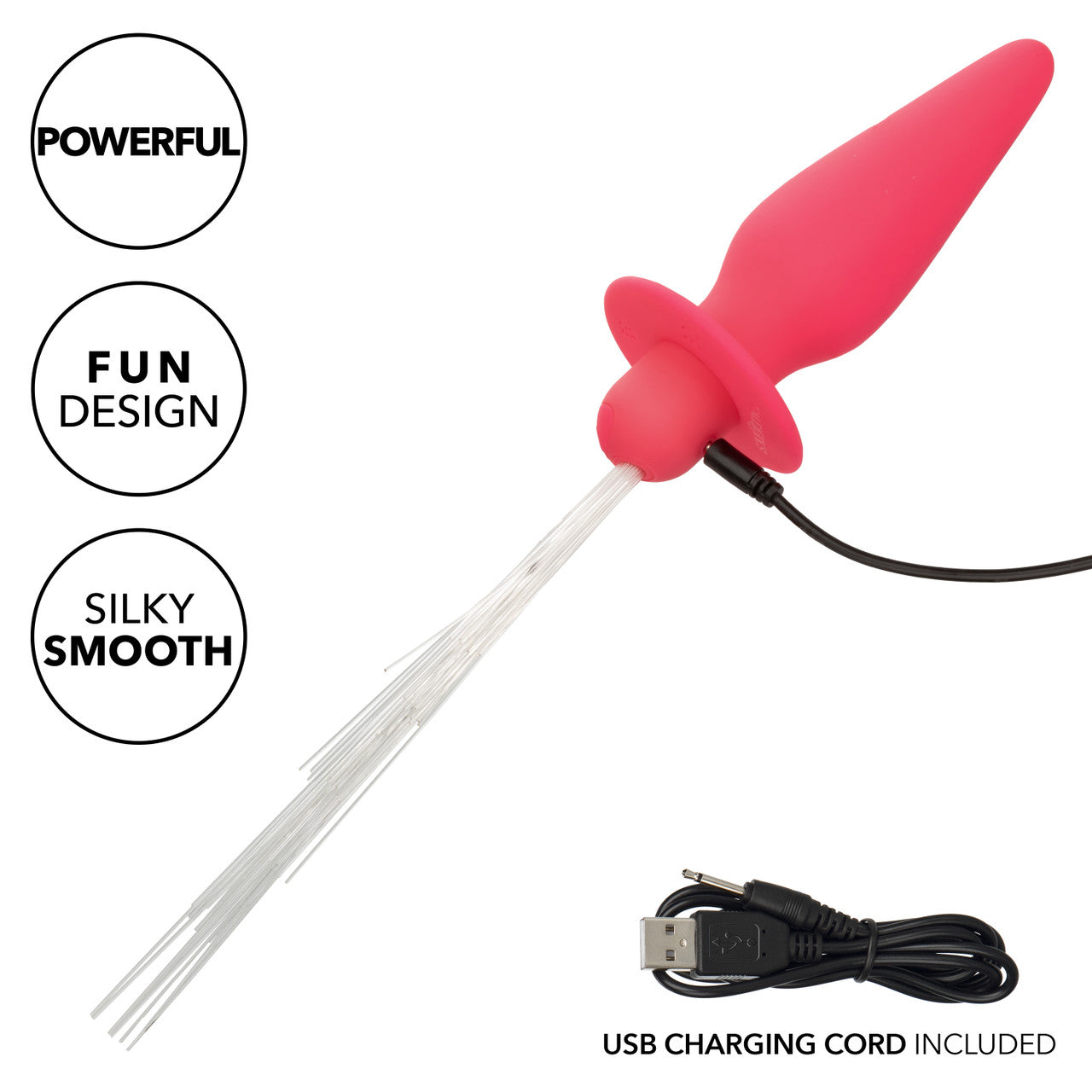 SOUTHERN LIGHTS VIBRATING LIGHT UP ANAL PROBE - ROSA