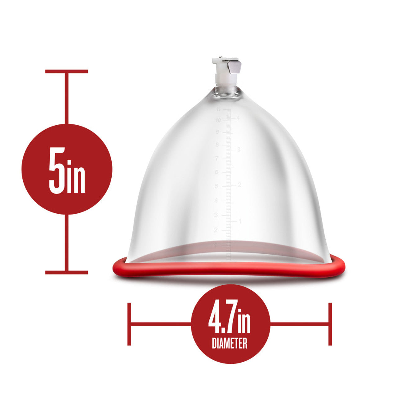 TEMPTASIA - BREAST PUMP CUP - CLEAR