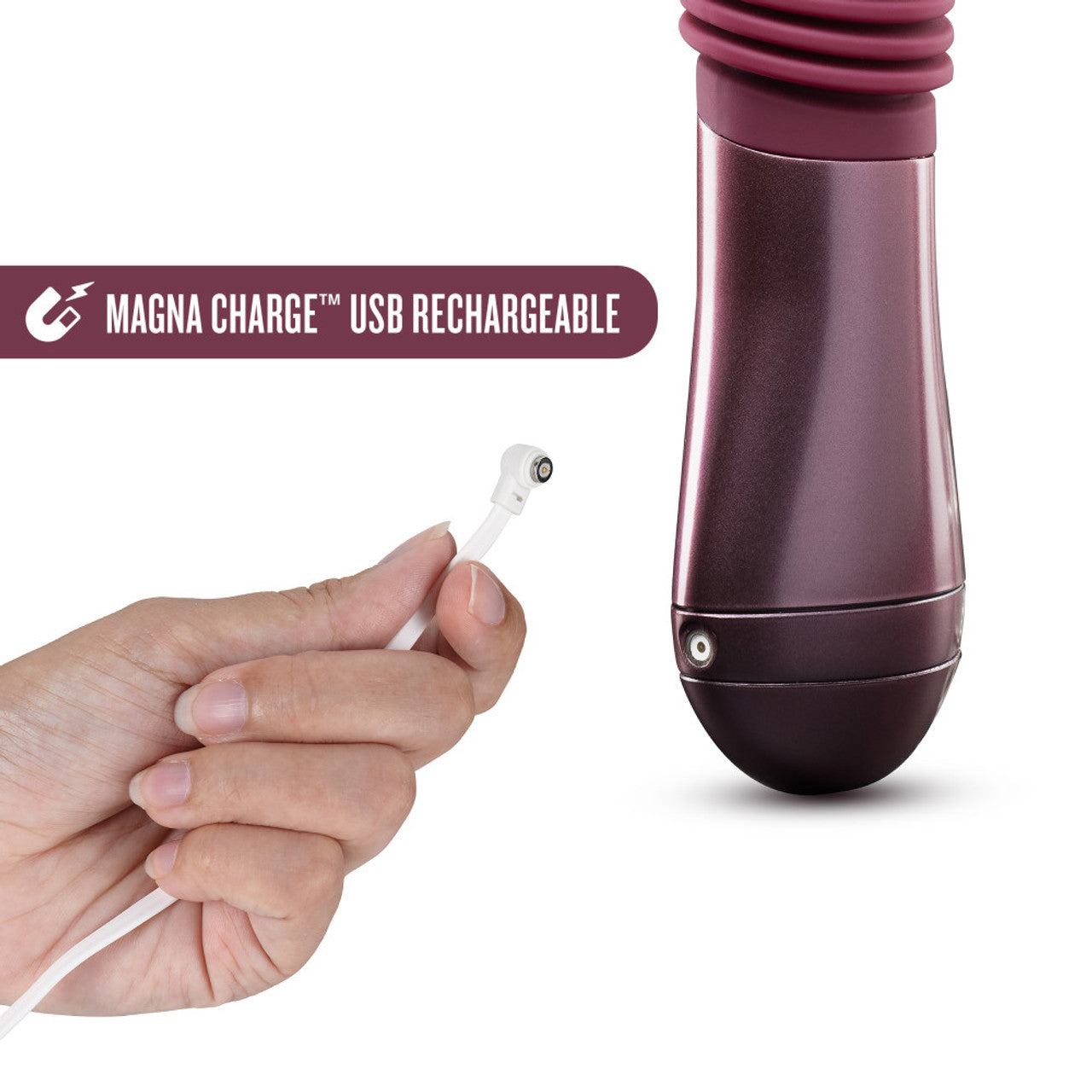 TEMPTASIA TRIXIE THRUSTING DILDO - VINO