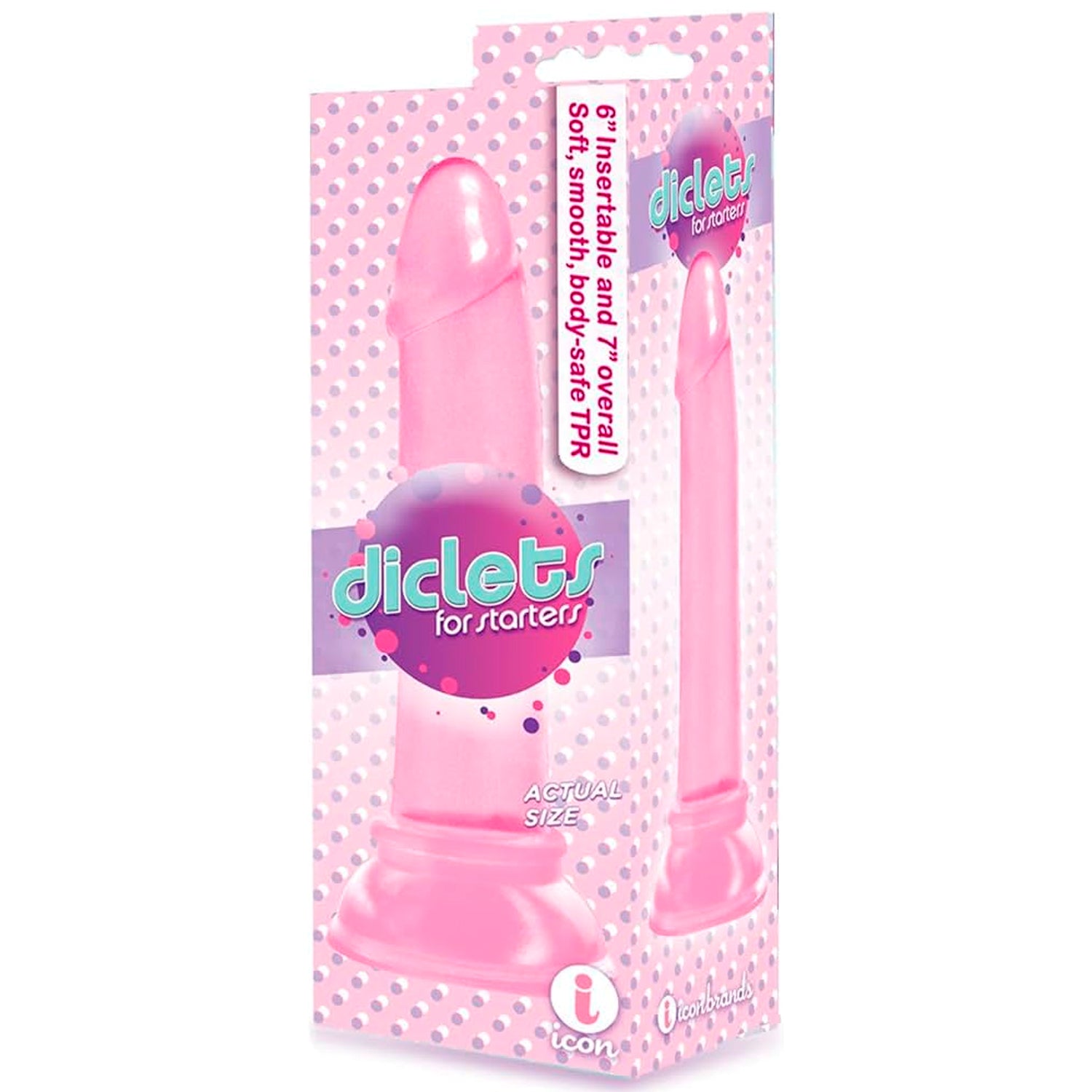 THE 9'S DICLET'S 7" JELLY DONG - ROSA