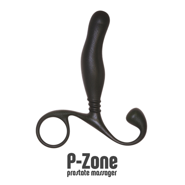 THE 9'S P-ZONE PROSTATE MASSAGER - NEGRO