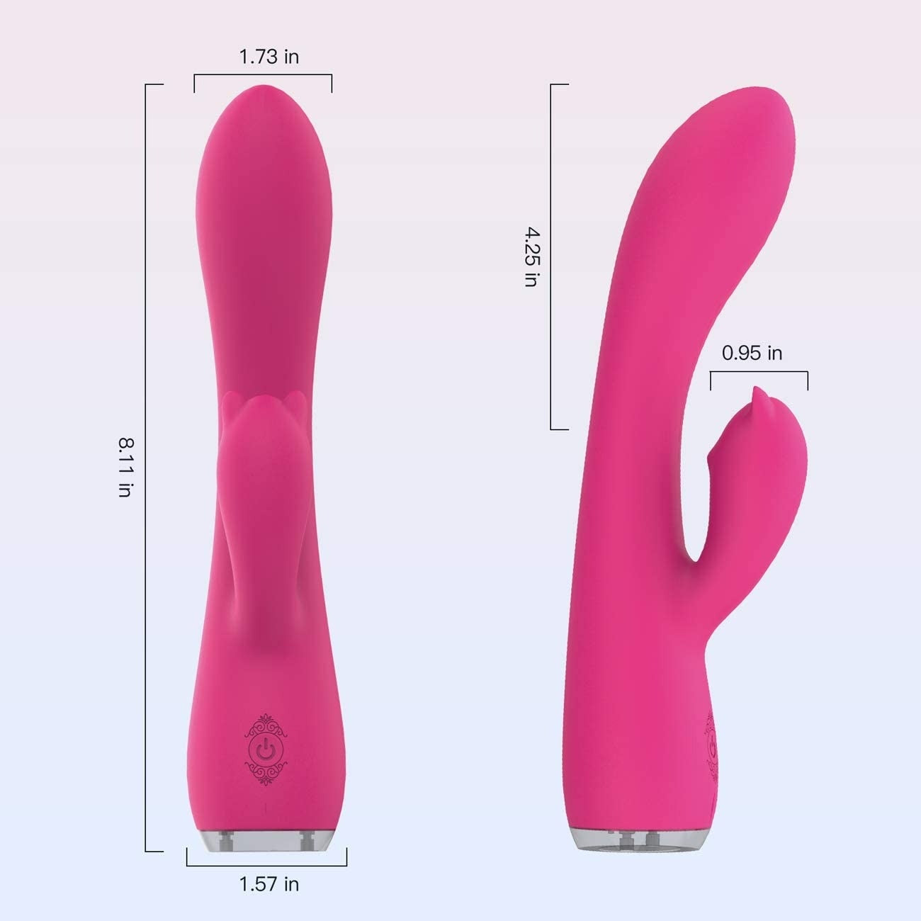 TRACY'S DOG NIGHT ELF RABBIT VIBRATOR - ROSA