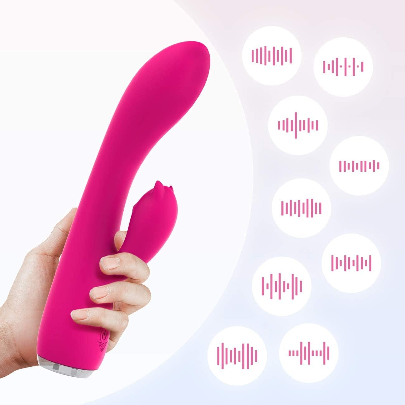 TRACY'S DOG NIGHT ELF RABBIT VIBRATOR - ROSA