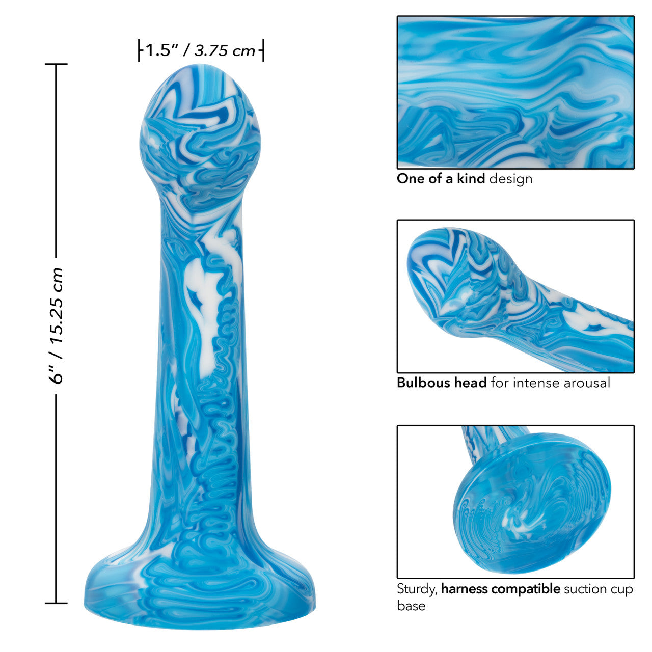 TWISTED LOVE TWISTED BULB TIP PROBE - BLUE