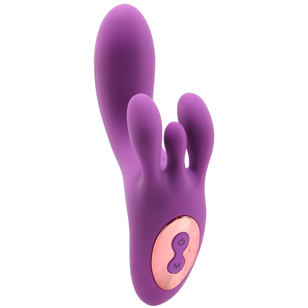 VIBES OF NEW YORK TRIPLE TICKLER MASSAGER - MORADO