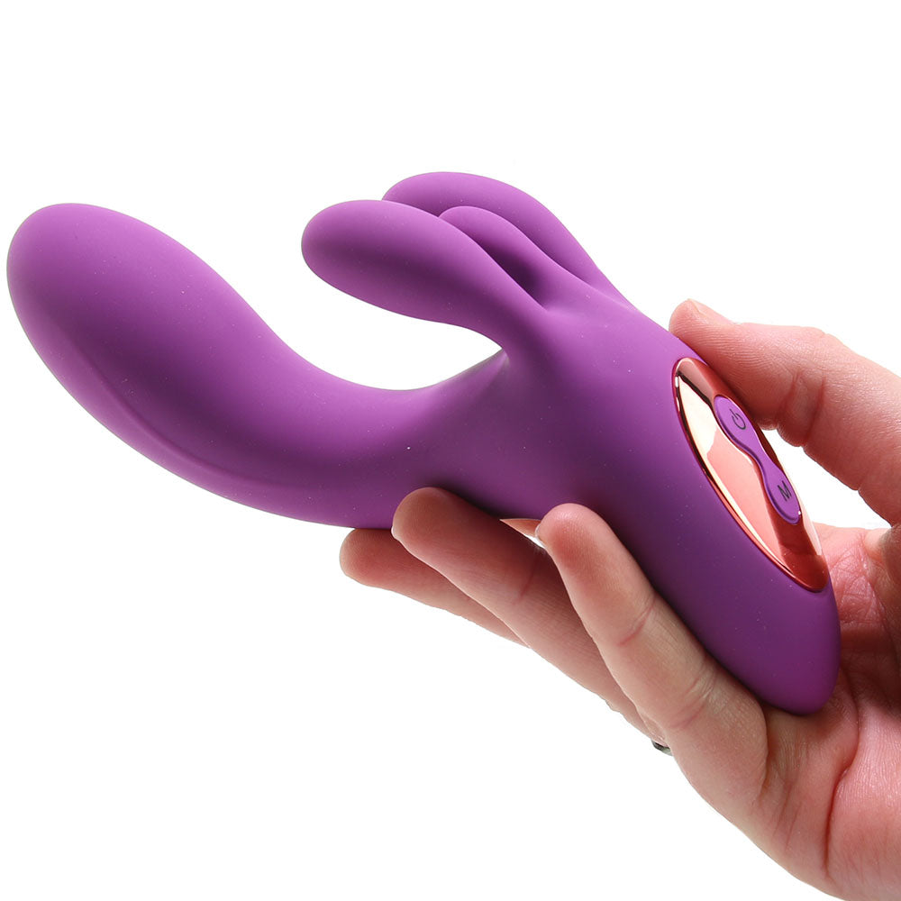 VIBES OF NEW YORK TRIPLE TICKLER MASSAGER - MORADO