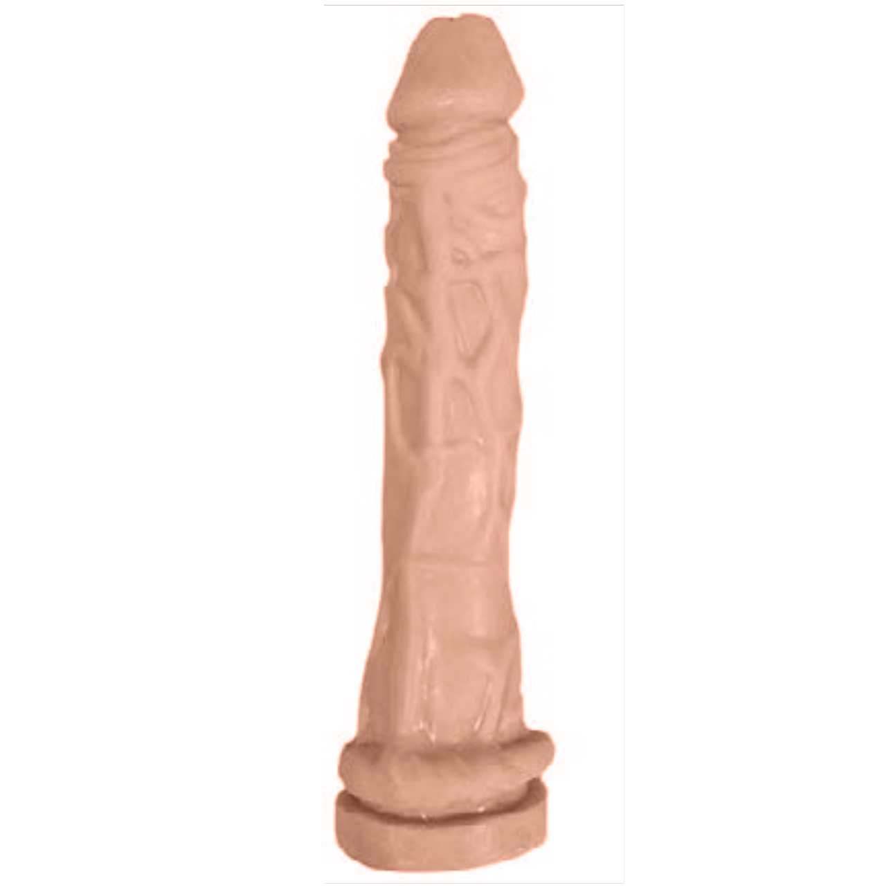 DILDO NACIONAL 8 INCH CON TEXTURA - CARNE
