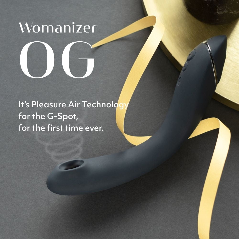 WOMANIZER OG G-SPOT AIR STIMULATOR IN SLATE - DARK GRAY