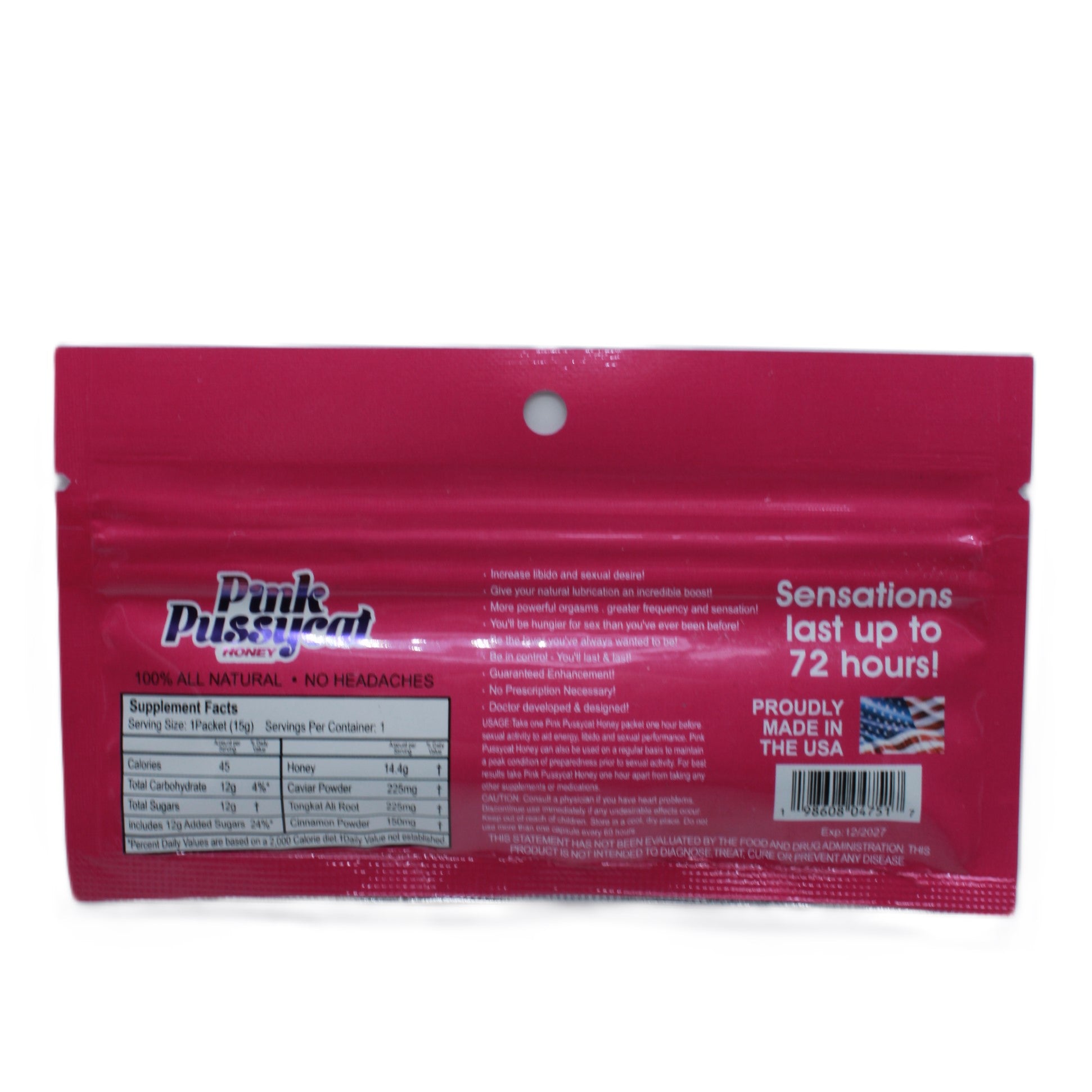 PINK PUSSYCAT HONEY PASSION - 15G FOR HER