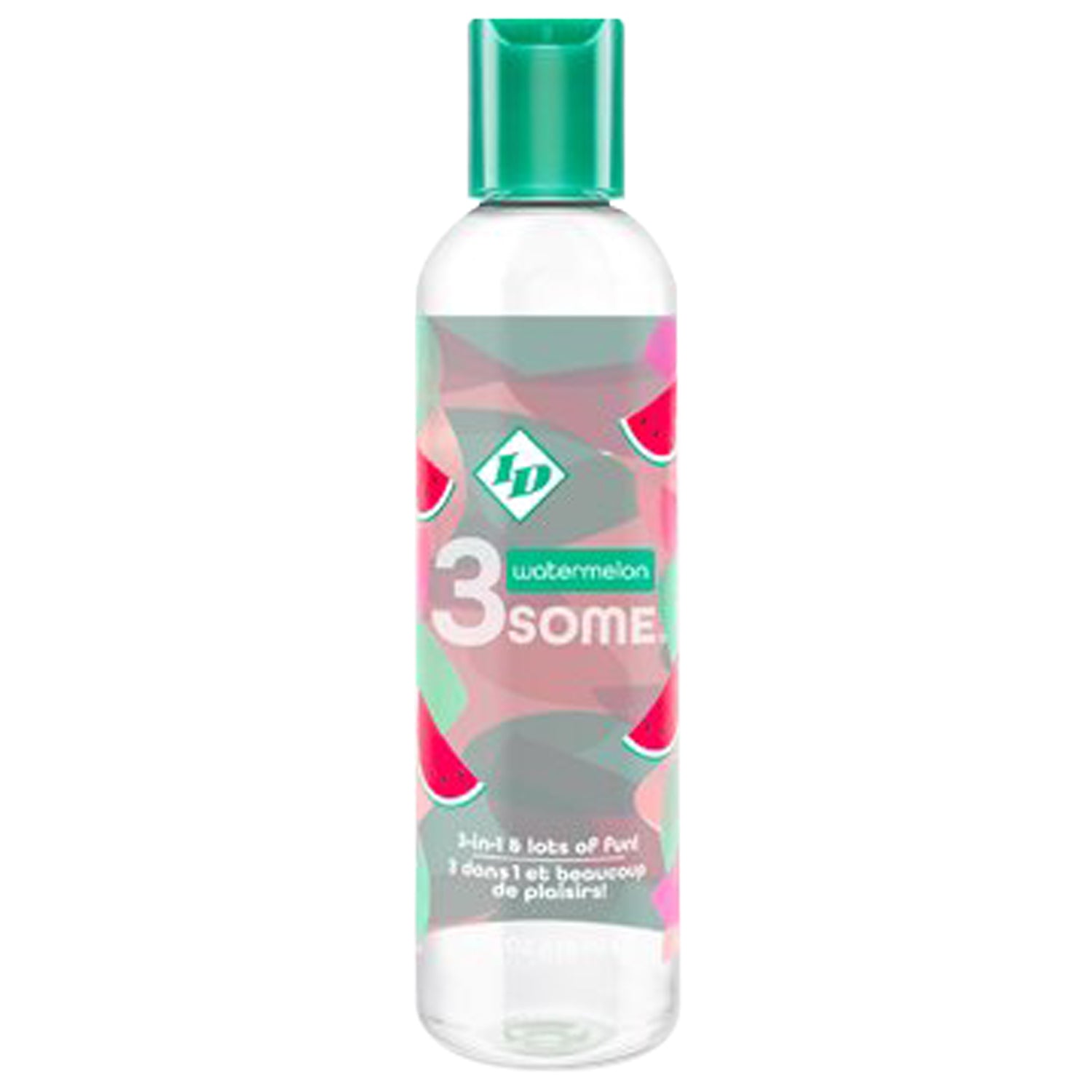 3SOME 3-IN-1 LUBRICANT - WATERMELON - 4 FL. OZ.