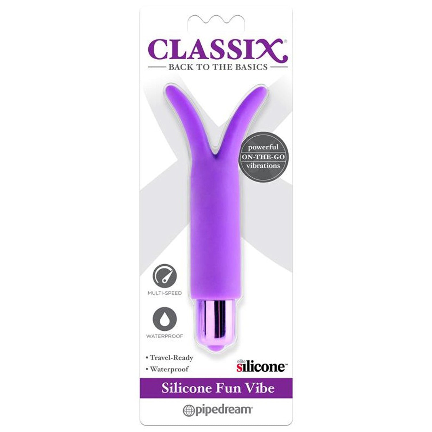 CLASSIX SILICONE FUN VIBE MORADO