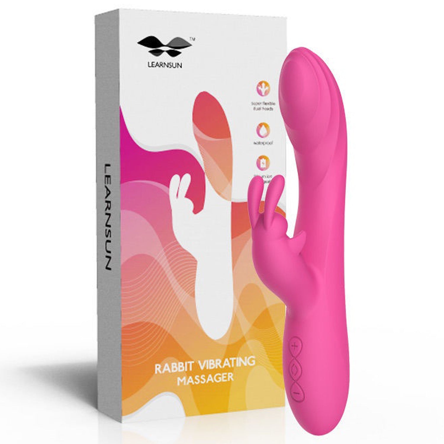 LEARNSUN RABBIT MASSAGER RECHARGABLE