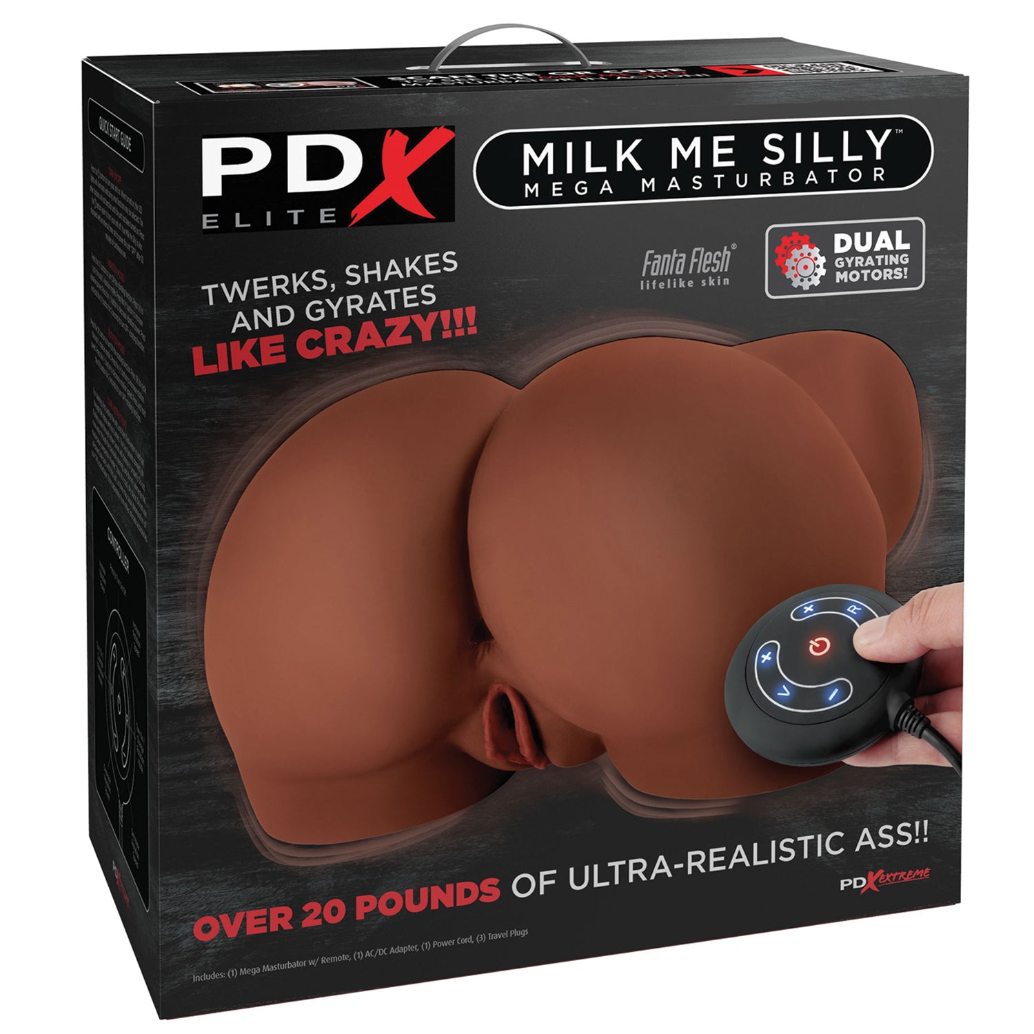 PDX ELITE MILK ME SILLY MEGA MASTURBATOR - BROWN