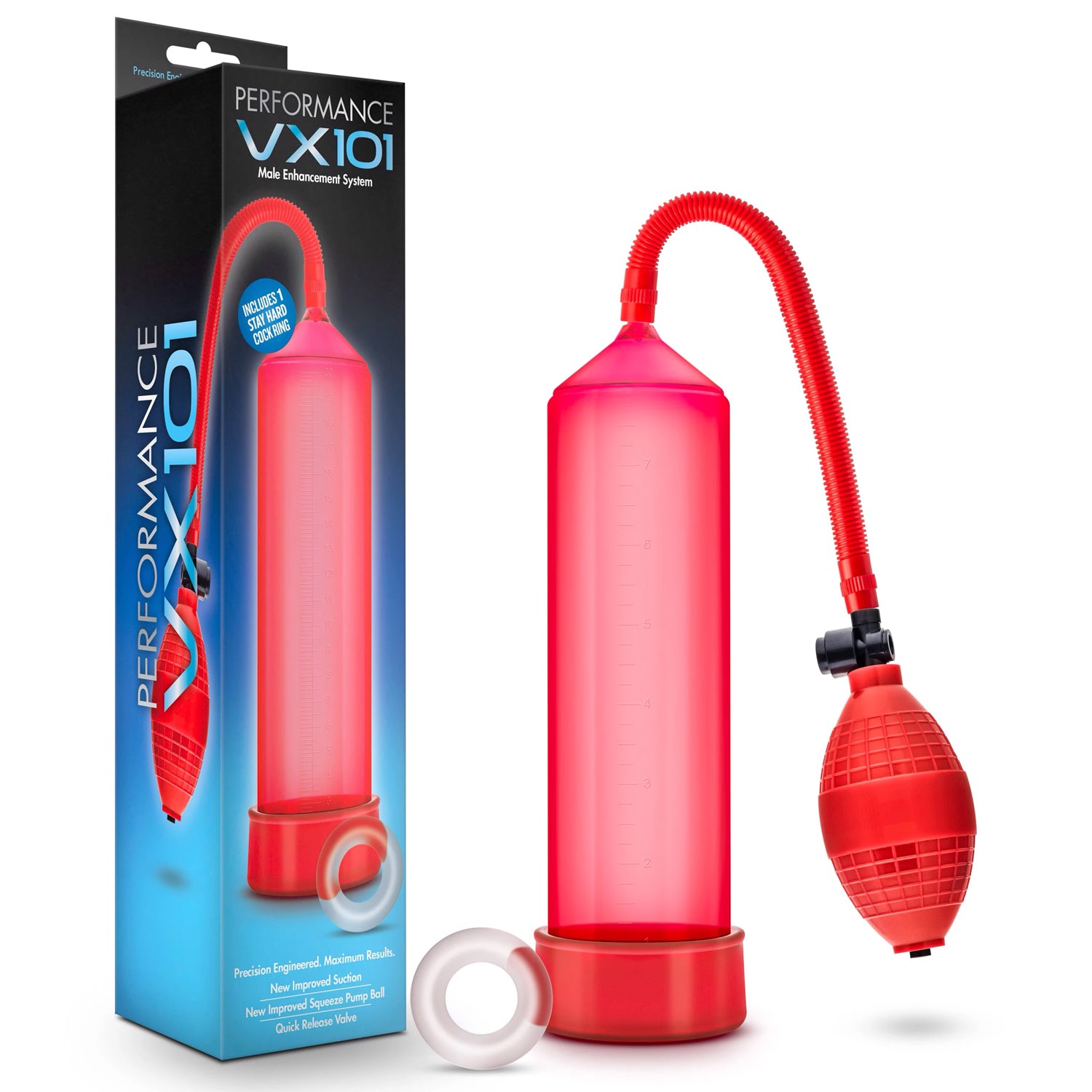 PERFORMANCE VX101 MALE ENHANCEMENT PUMP - ROJA