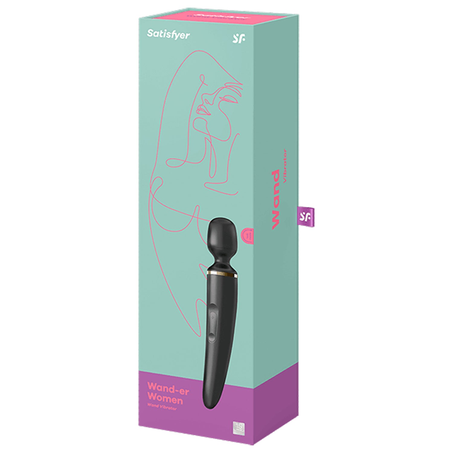 SATISFYER WAND-ER WOMAN NEGRO/ORO