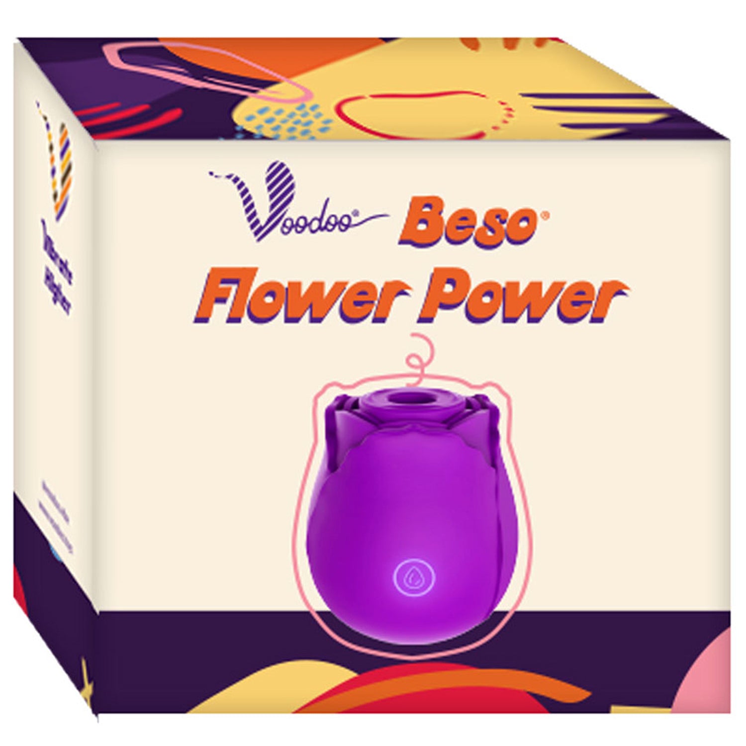 VOODOO BESO FLOWER POWER - MORADO
